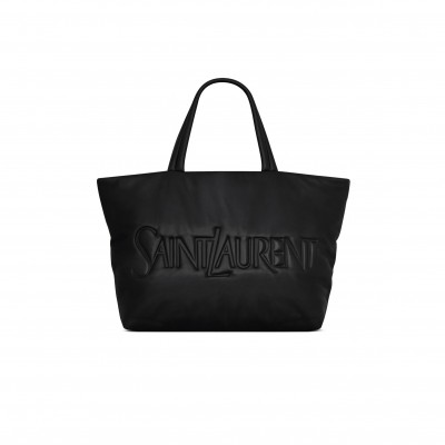 YSL SAINT LAURENT TOTE IN NAPPA LAMBSKIN 756269AACIW1000 (50*43*17cm)